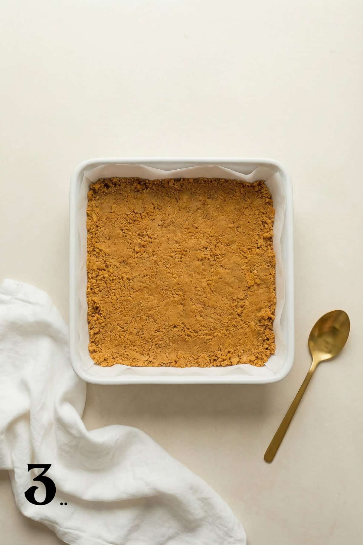 How to Make Biscoff Cheesecake Bars Step 3