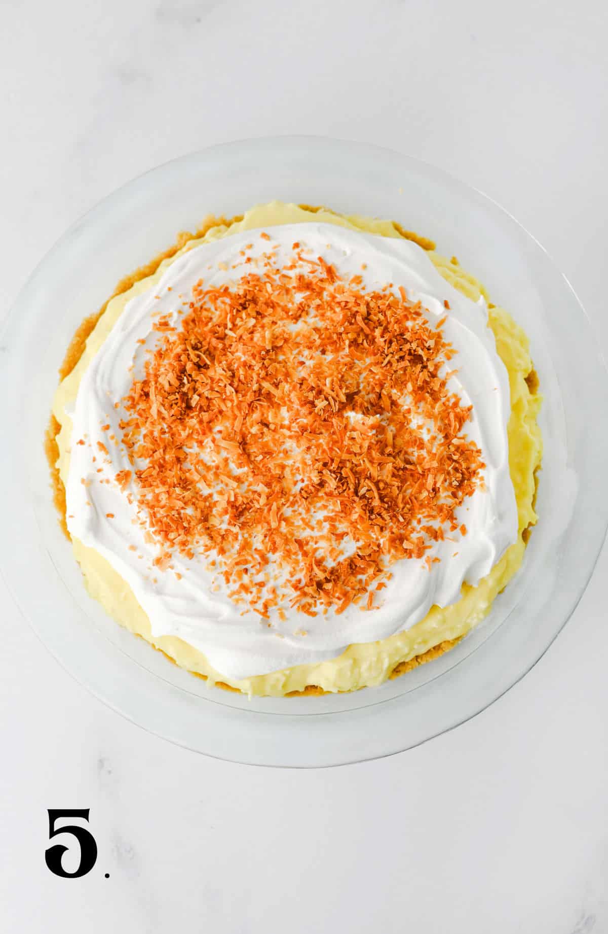 How to Make Coconut Cream Pie Step 5