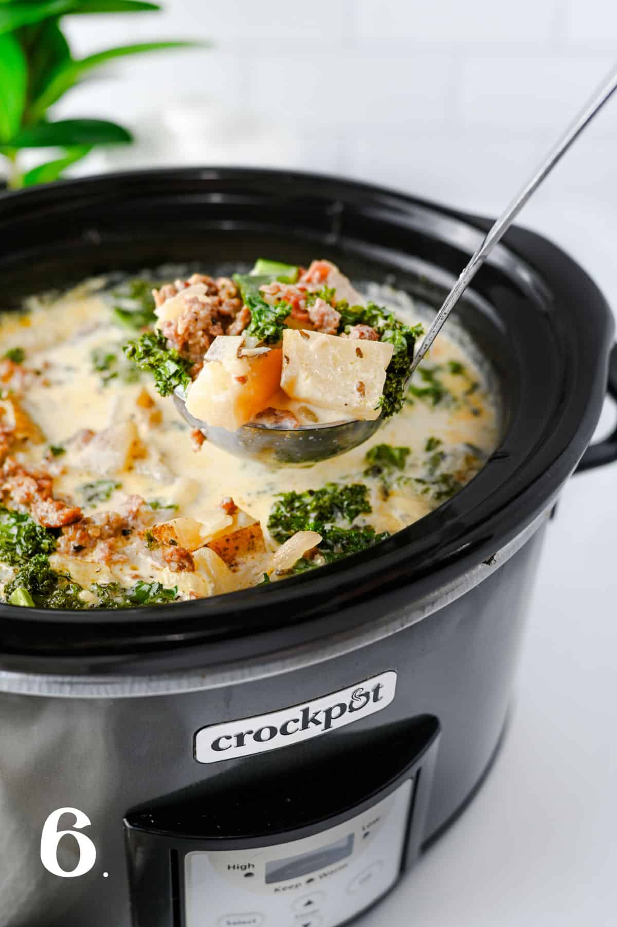 How to Make Crock Pot Zuppa Toscana Step 6