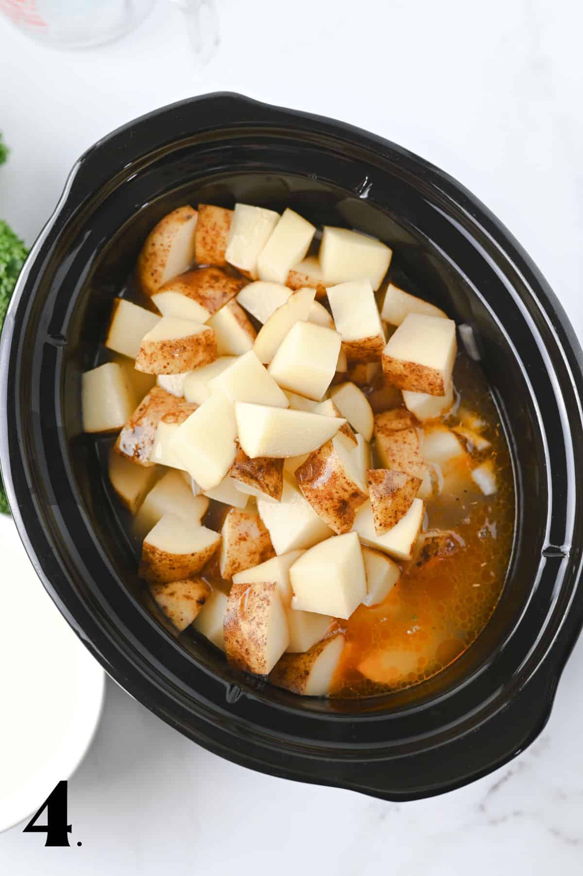 crockHow to Make Crock Pot Zuppa Toscana Step 4