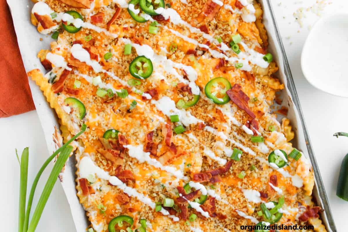 Best Loaded French Fries with jalapeno poppers.