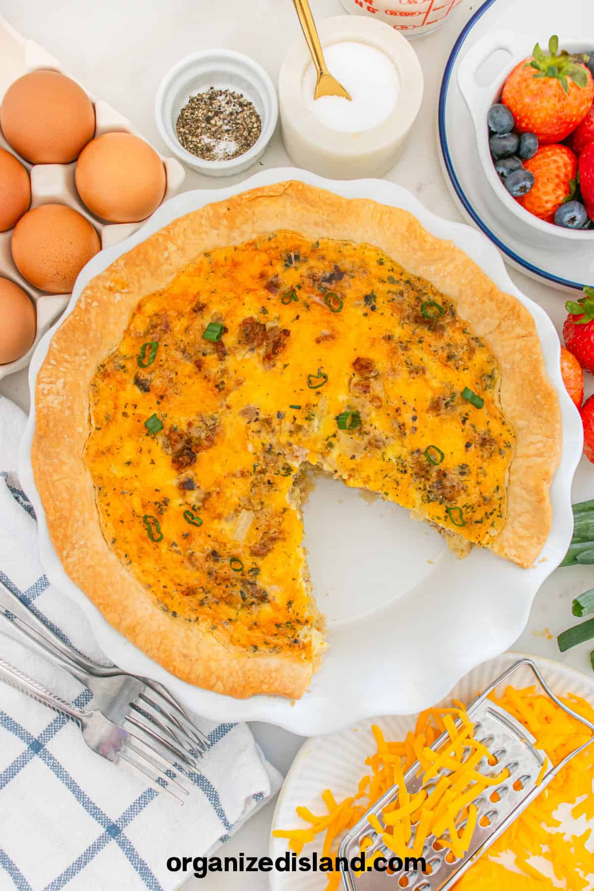 Easy Sausage Quiche Recipe