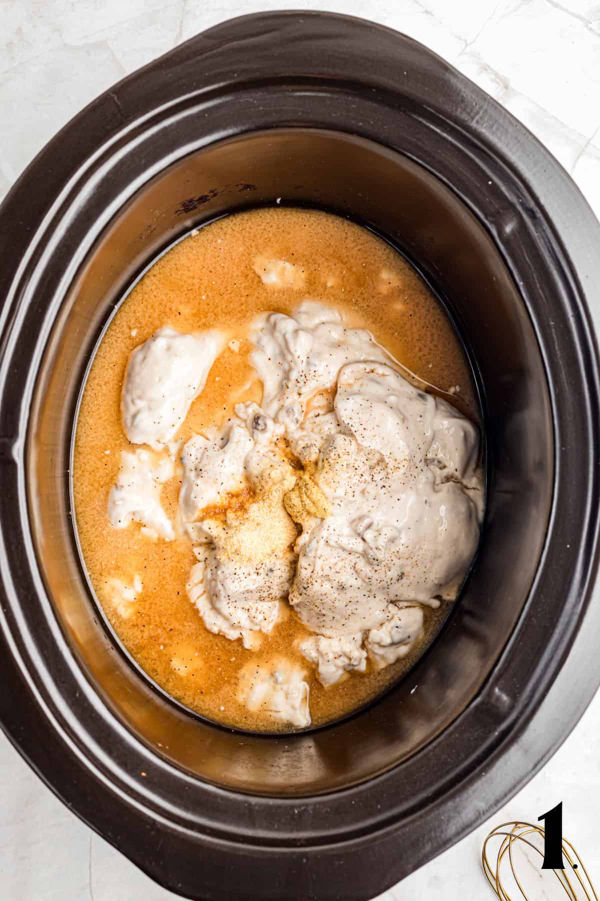 How to Make Crockpot Swedish Meatballs Step 1