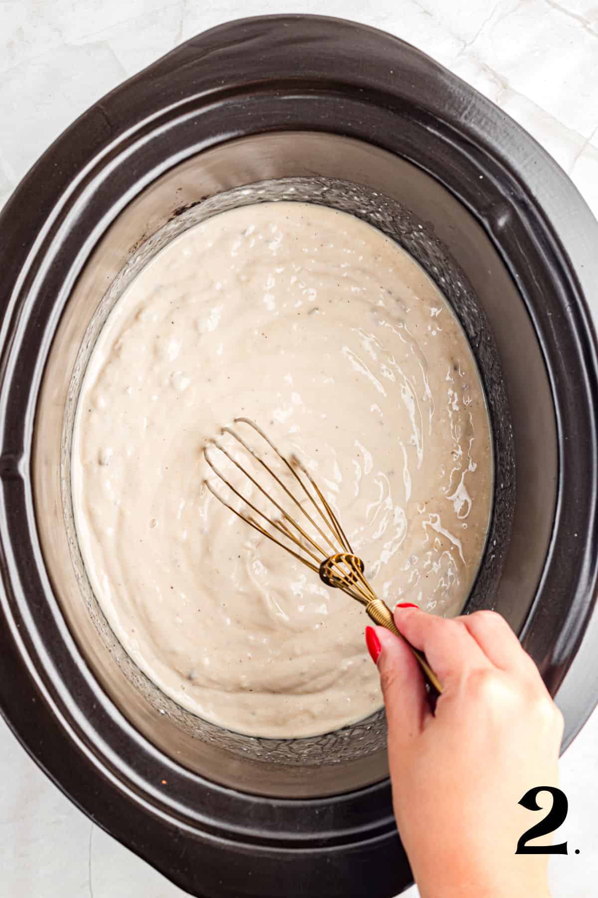 How to Make Crockpot Swedish Meatballs Step 2
