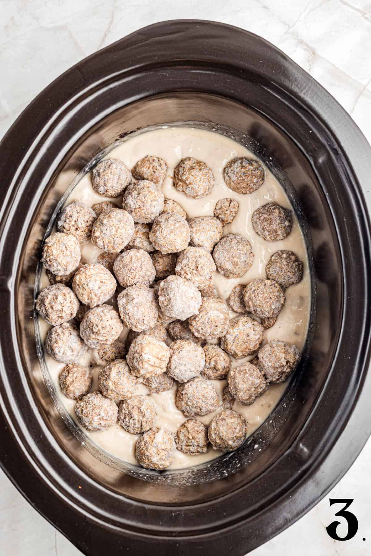 How to Make Crockpot Swedish Meatballs Step 3