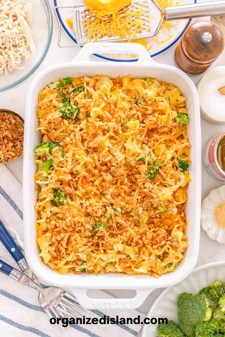 Chicken Broccoli Noodle Casserole