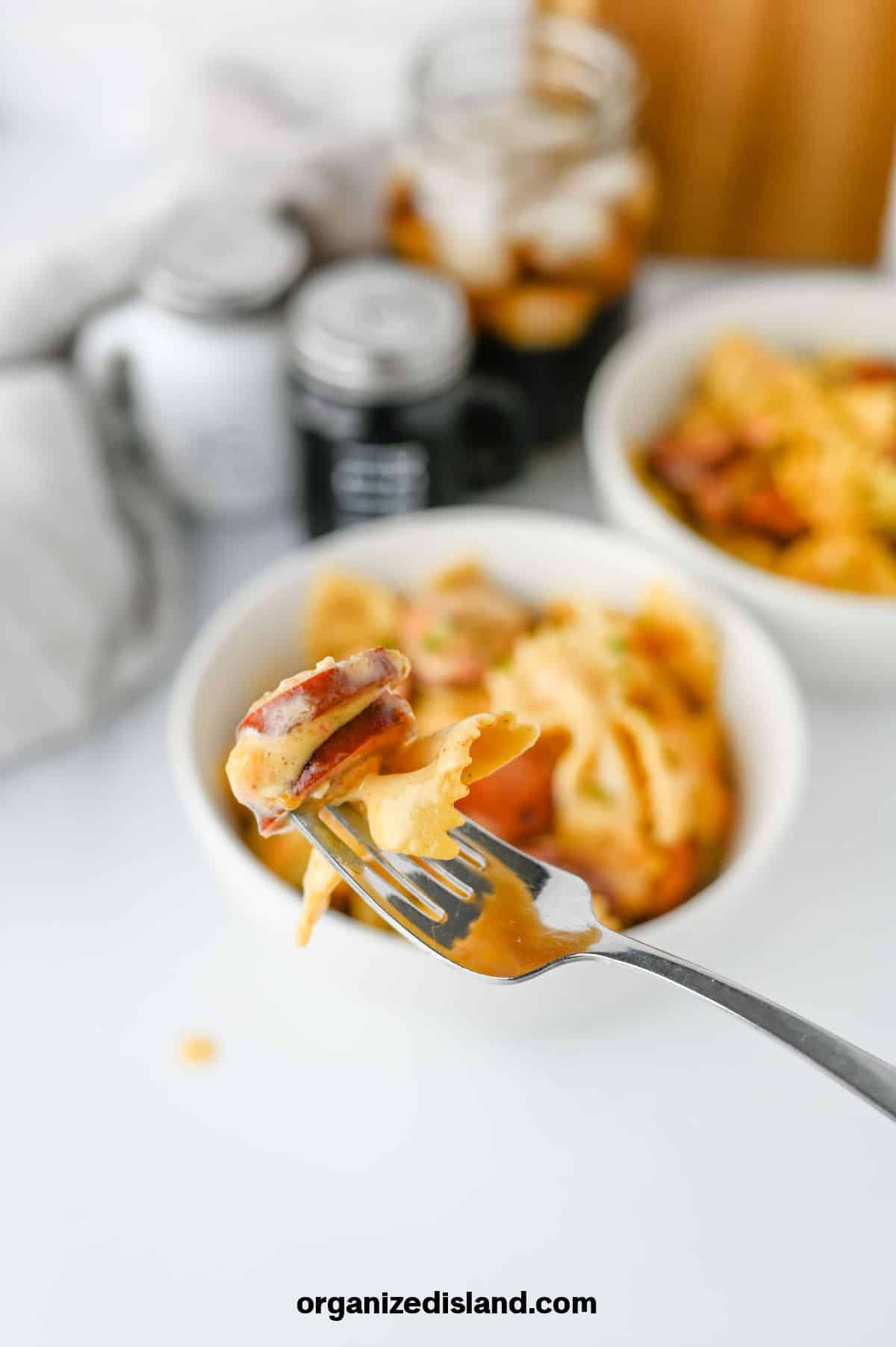 Easy Cajun Sausage Pasta (1)