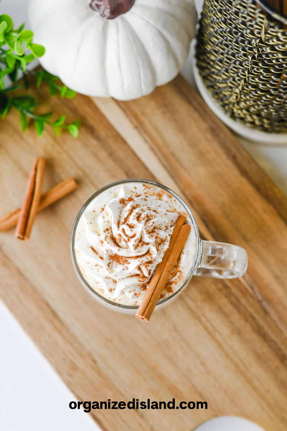 Easy Pumpkin Spice Chai Latte