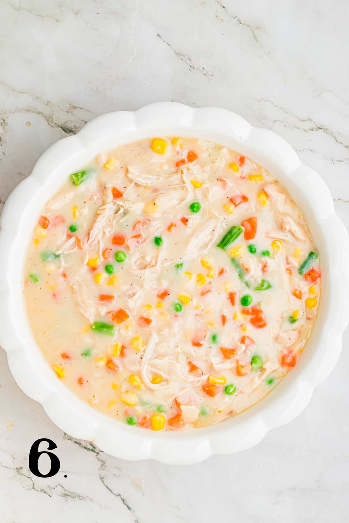 How to Make Bisquick Chicken Pot Pie Step 6
