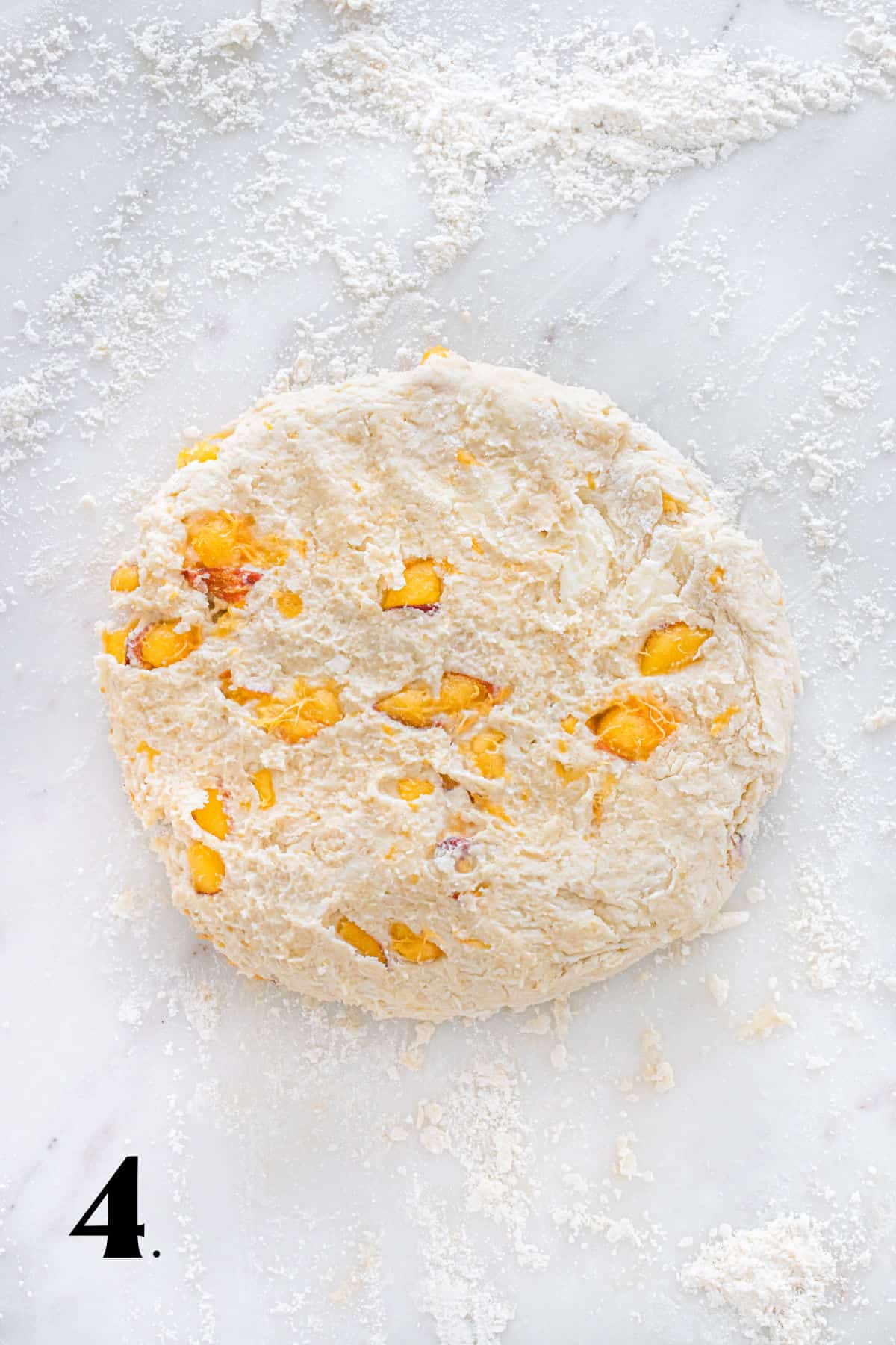 How to Make Peach Scones Step 4