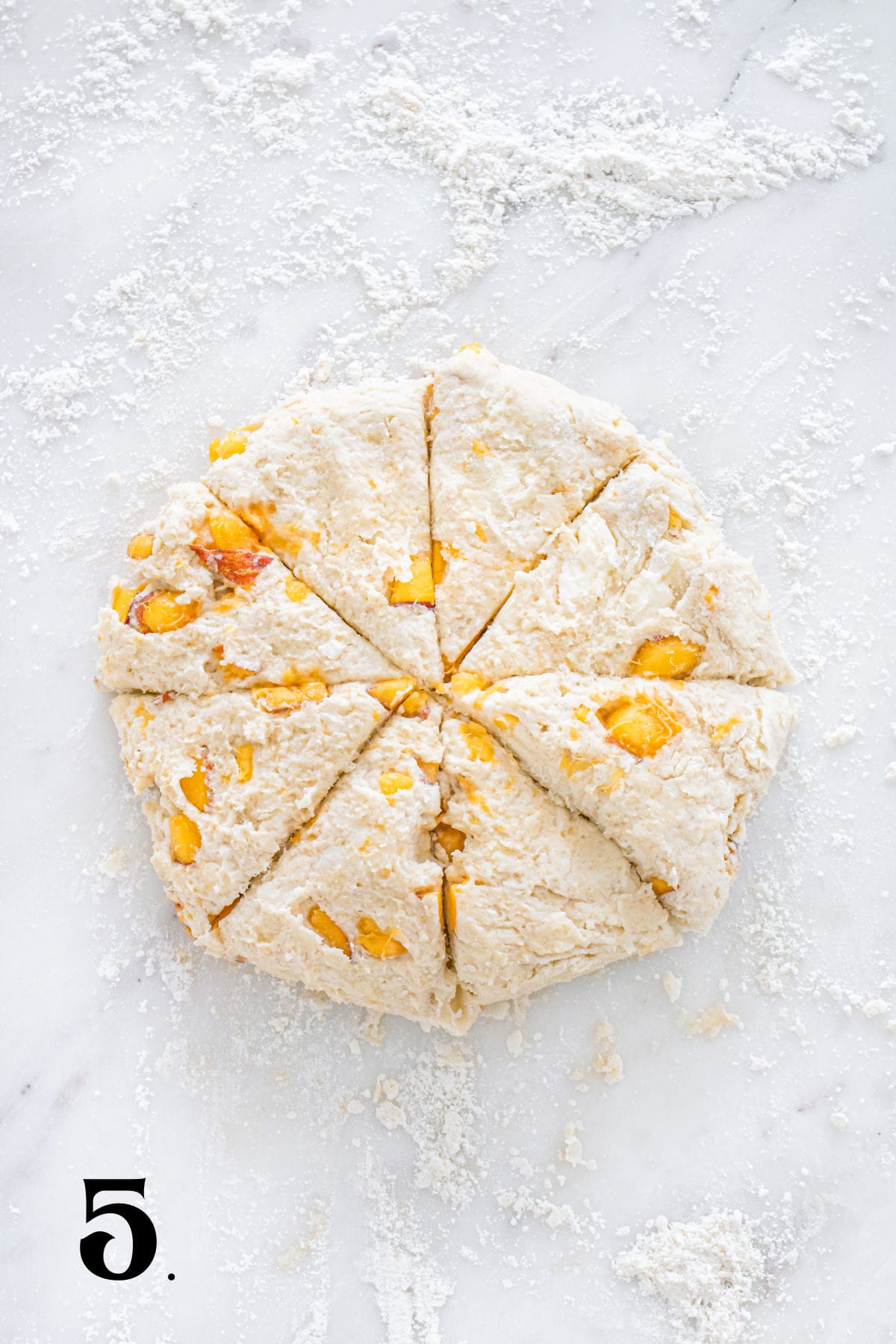 How to Make Peach Scones Step 5