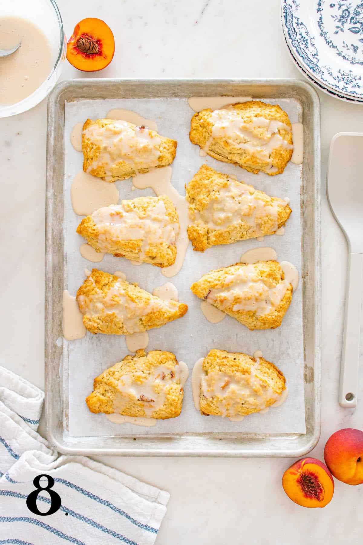How to Make Peach Scones Step 8