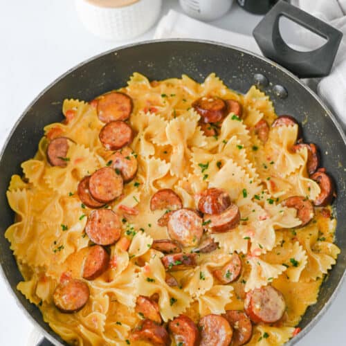 One Pot ajun Sausage Pasta
