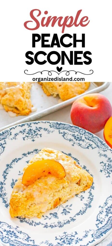 Simple Peach Scones