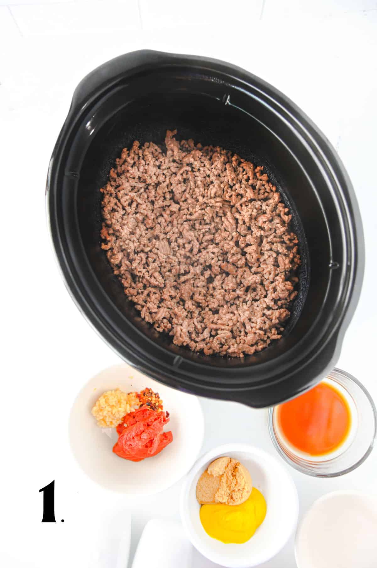 How to Make Crock Pot Sloppy Joes - Step 1