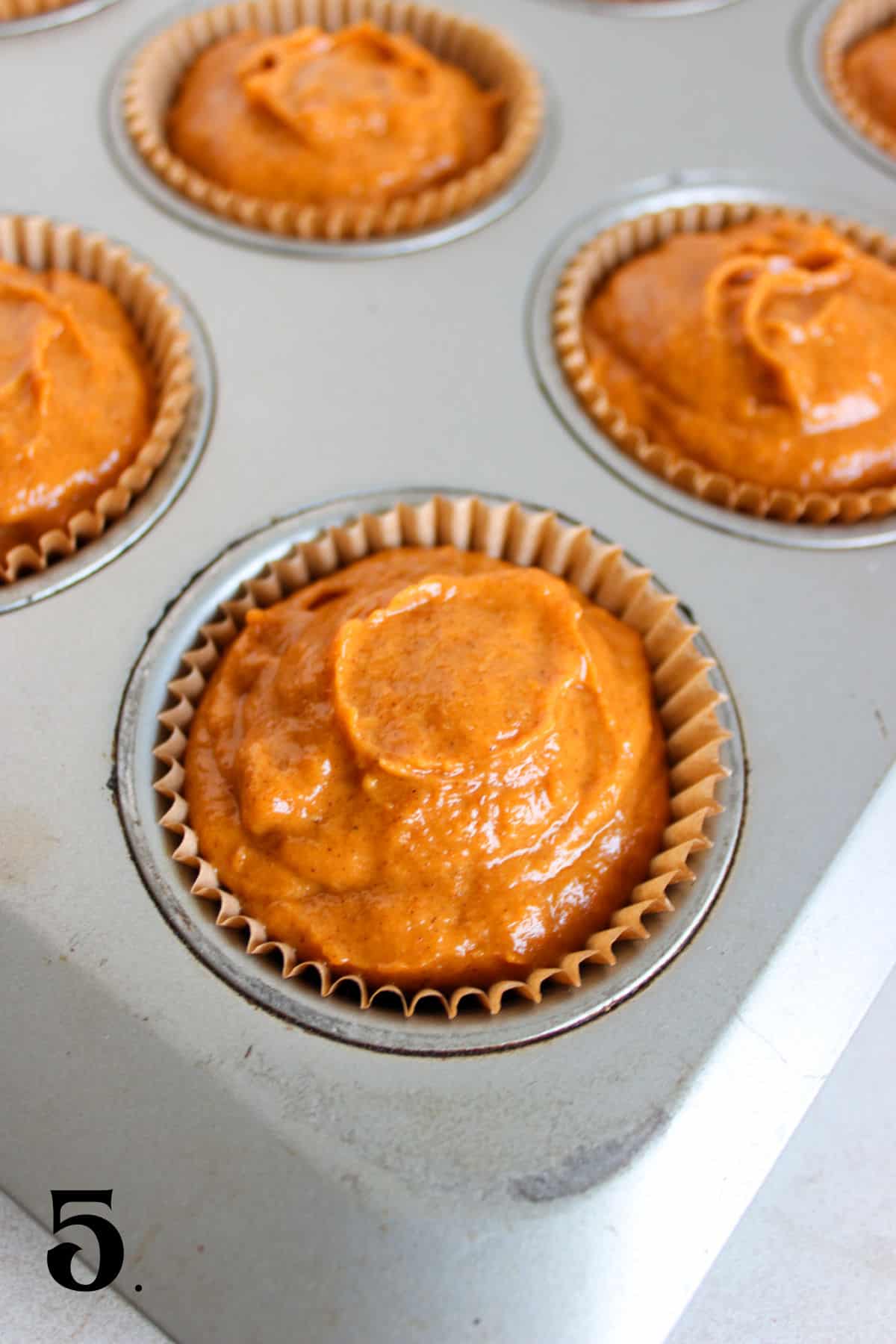 How to Make Pumpkin Butterscotch Muffins Step 5