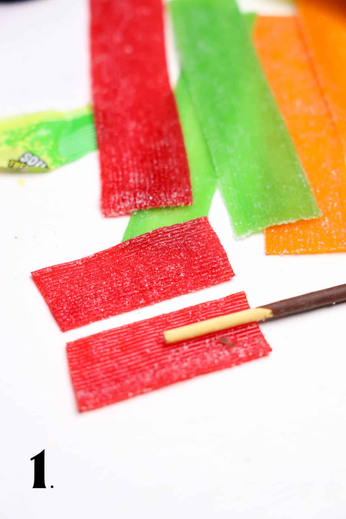 How to Make Witches Broom Snacks - Step 1