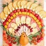 How to Make a Thanksgiving Turkey Charcuterie Board - Step 8