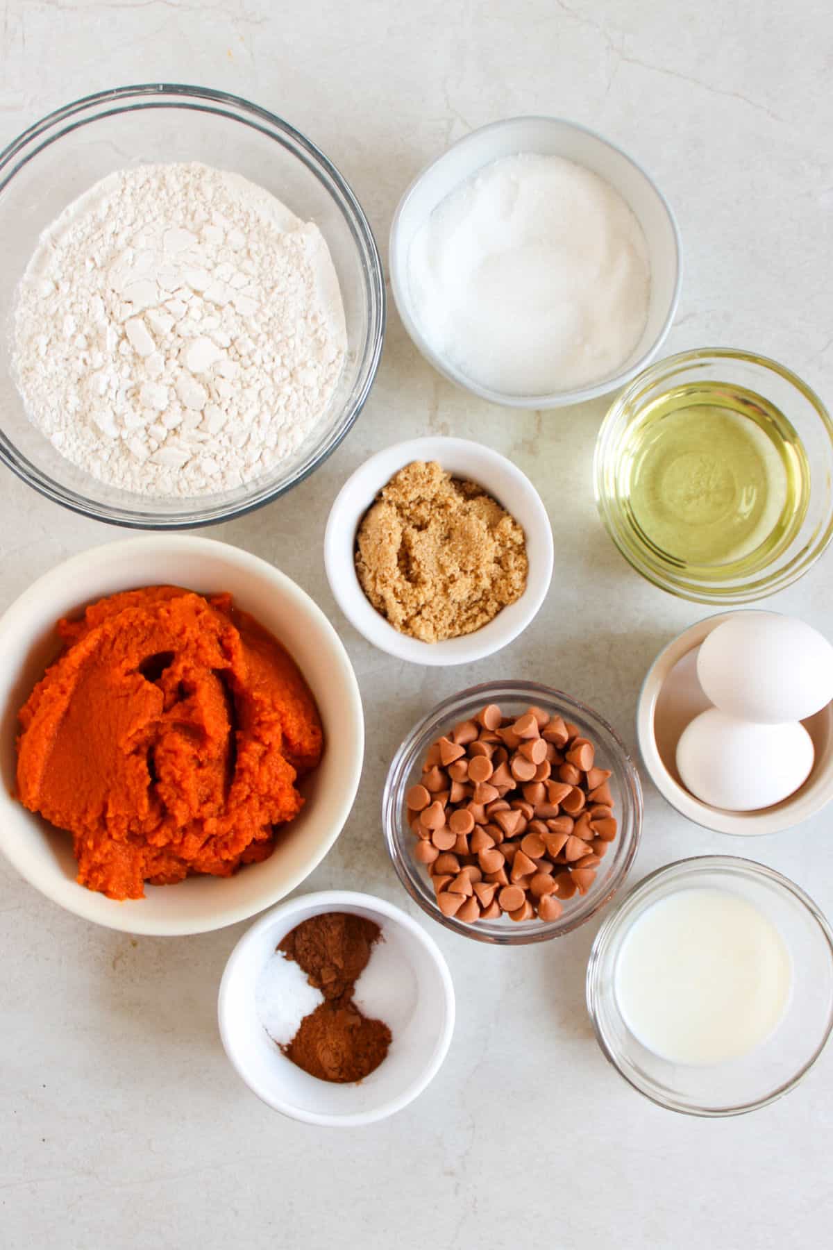 Pumpkin Butterscotch Muffins Ingredients