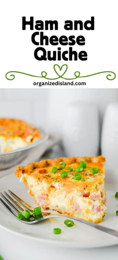Simple Ham and Cheese Quiche Recipe
