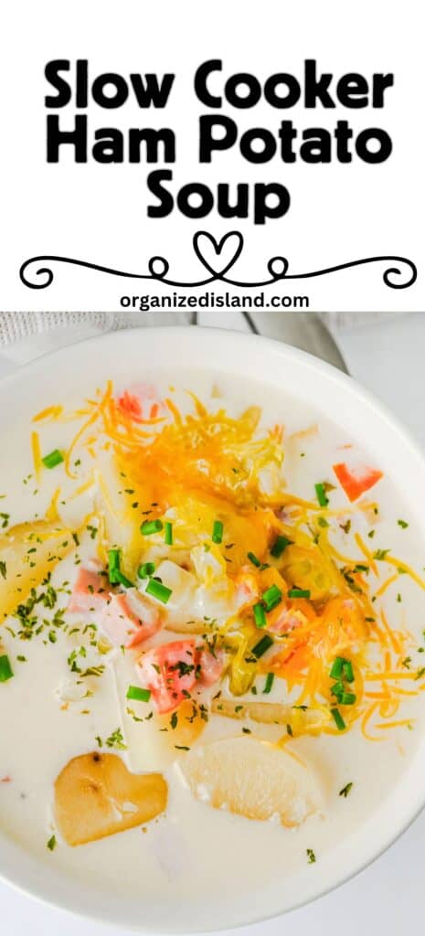 Slow Cooker Ham Potato Soup