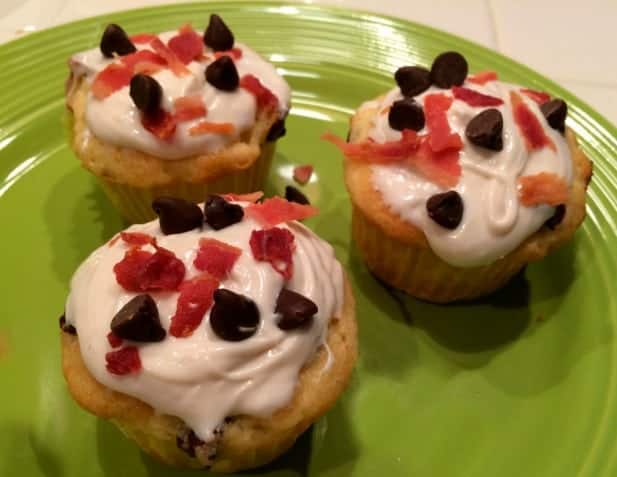 Bacon-chocolate-chip-cupcakes