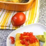 Chili Relleno Casserole with Tomatoes is so good and easy to make!