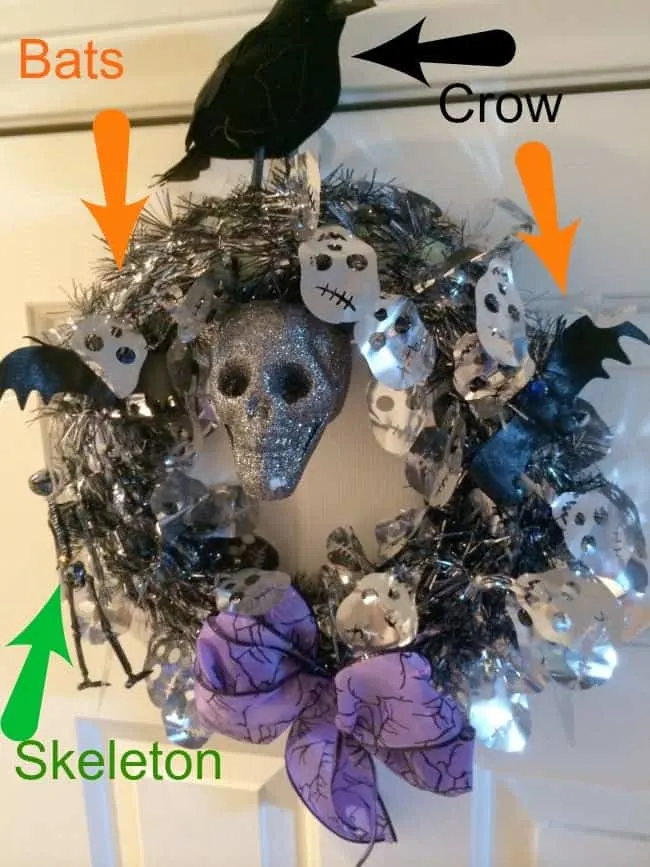 Dollar-Tree-Halloween-Wreath