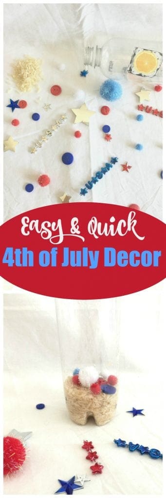 Easy 4th of July decor