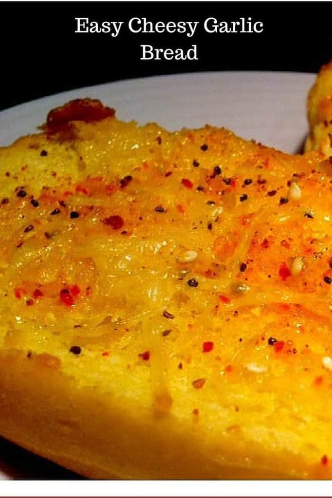 Simple recipe for Cheesy Garlic bread that can be made in minutes!