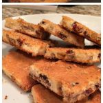 These crispy cranberry pecan bars are light and perfect for tea or coffee.