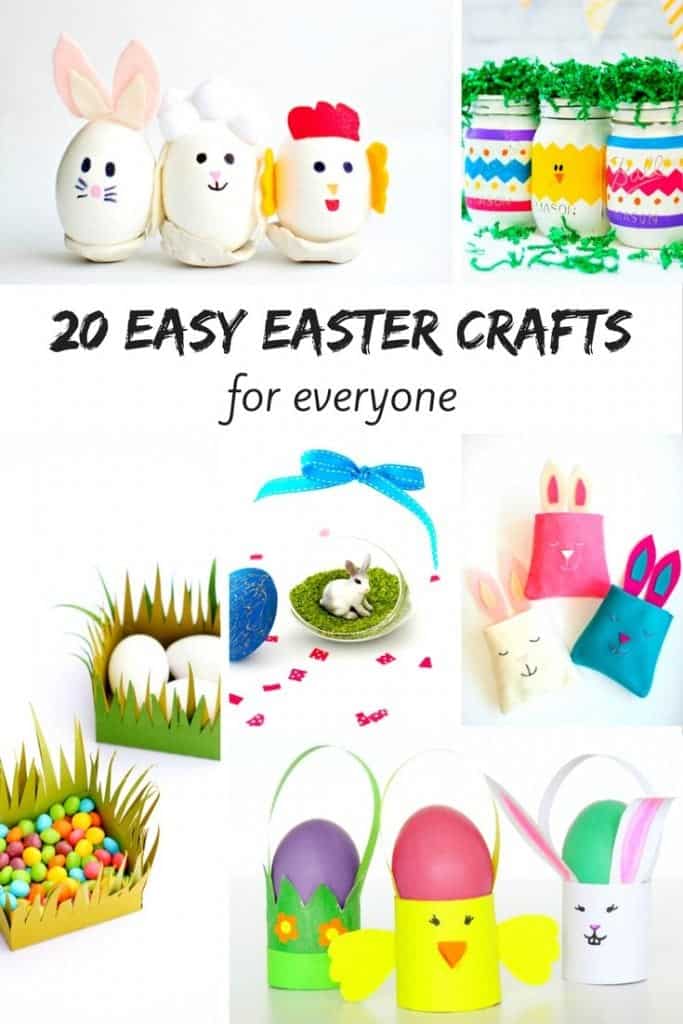 Twenty awesome and easy Easter craft ideas.