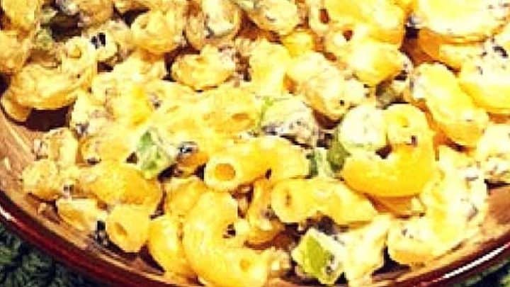 Easy Macaroni Salad recipe - like grandma's but better!