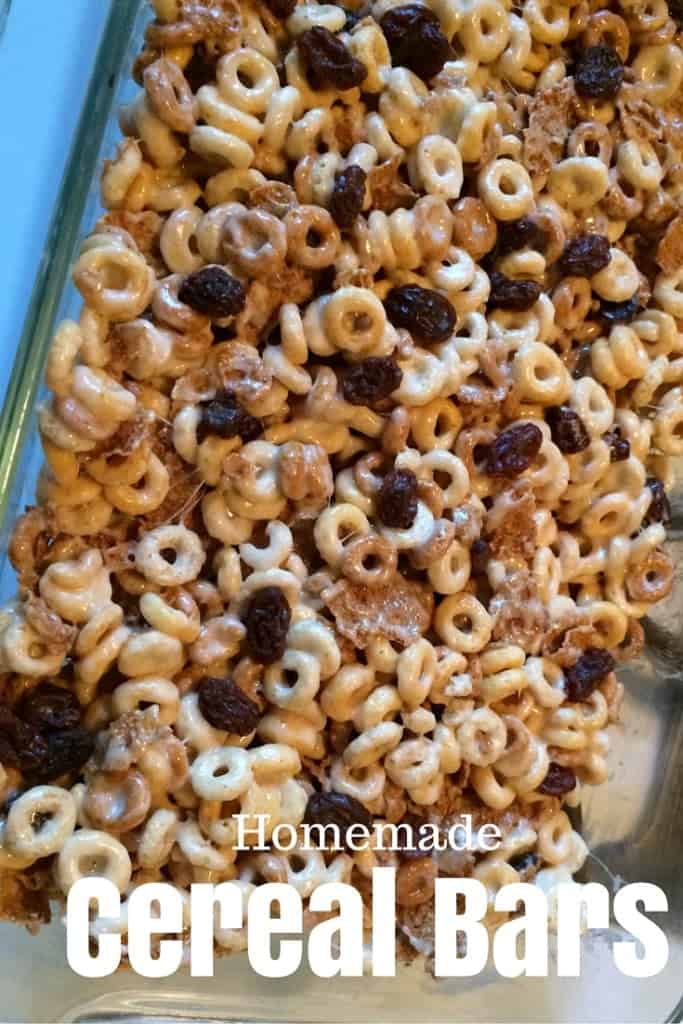 Make your own cereal bars. Save money by making your own!