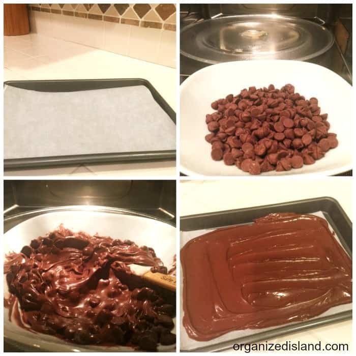 How to make chocolate bark in the microwave