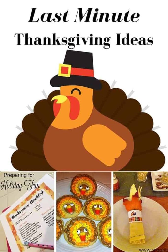 Last minute ideas for a fun and festive Thanksgiving!