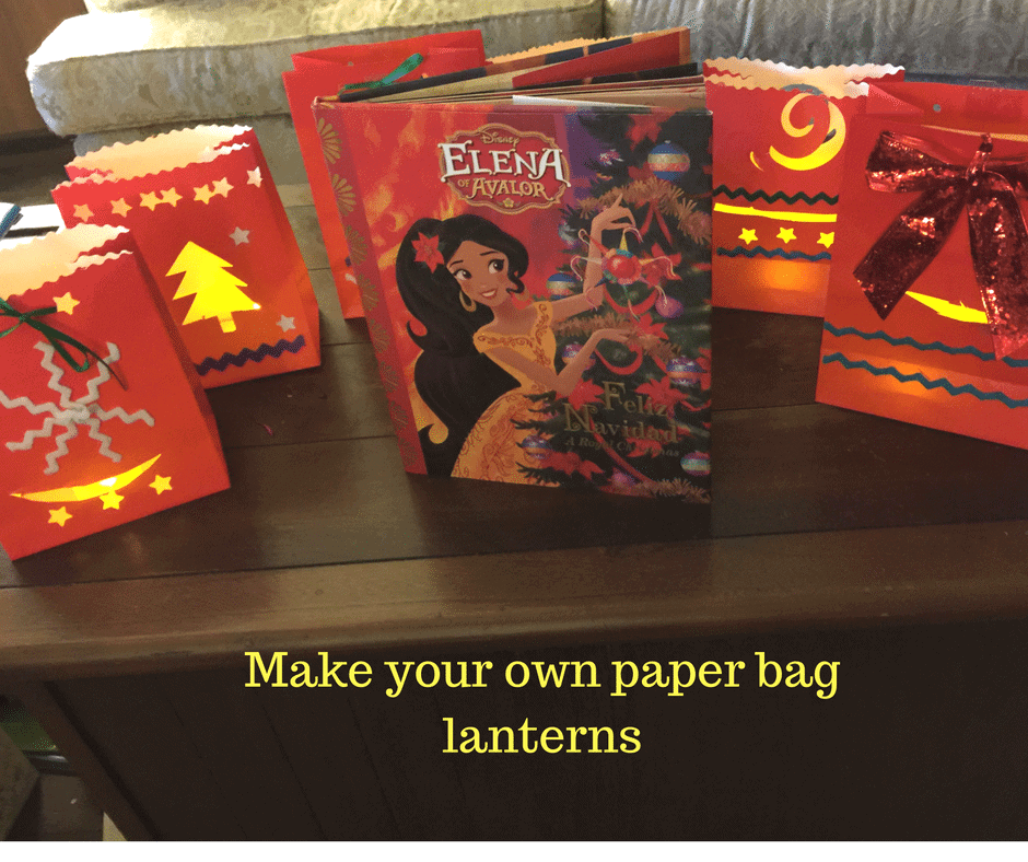 Make Luminara Lanterns for a festive Christmas or Navidad. Craft based on Disney's Princess Elena of Avalor.