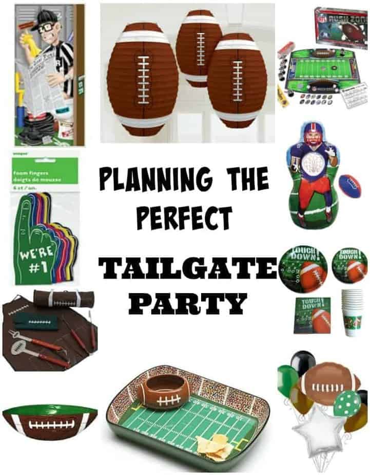 Planning a Tailgate party? Check out this printable planning sheet and list of fun tailgating decorations.