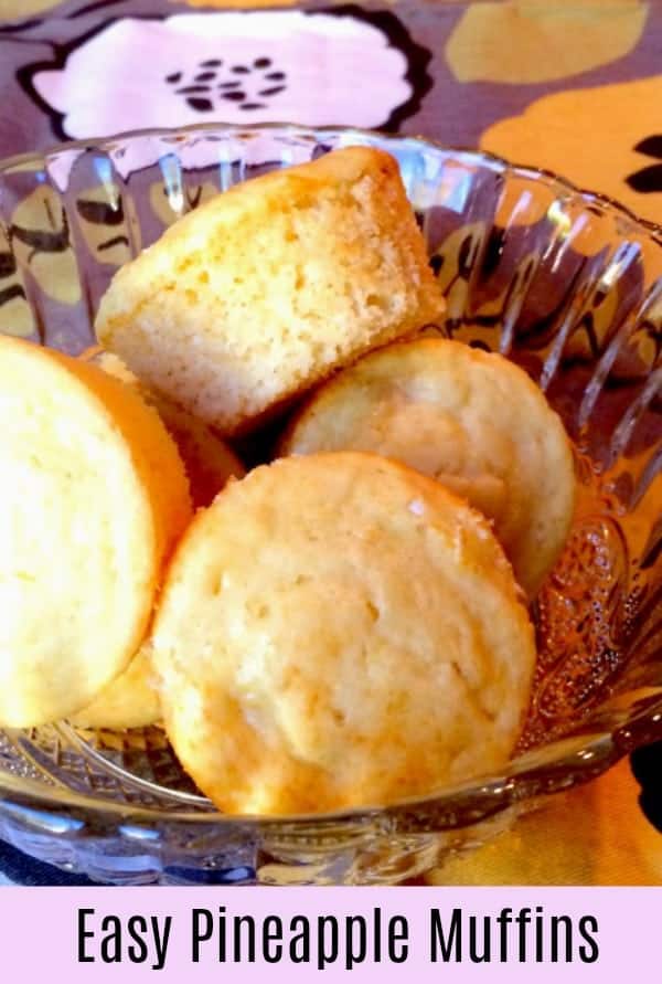Simple Pineapple Muffin recipe - made in minutes.