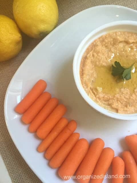 Want to change up your hummus? This spicy hummus recipe makes a tasty treat for a party or game day party.