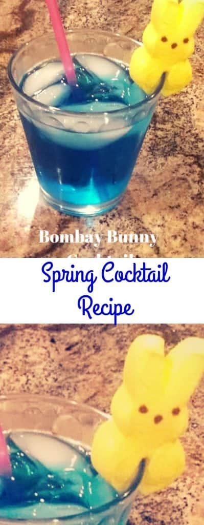 A fun Easter cocktail idea that also works for any spring cocktail. So cute!