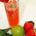 Looking for a fun and tasty drink? This Strawberry Basil Margarita is as tasty as it is pretty!