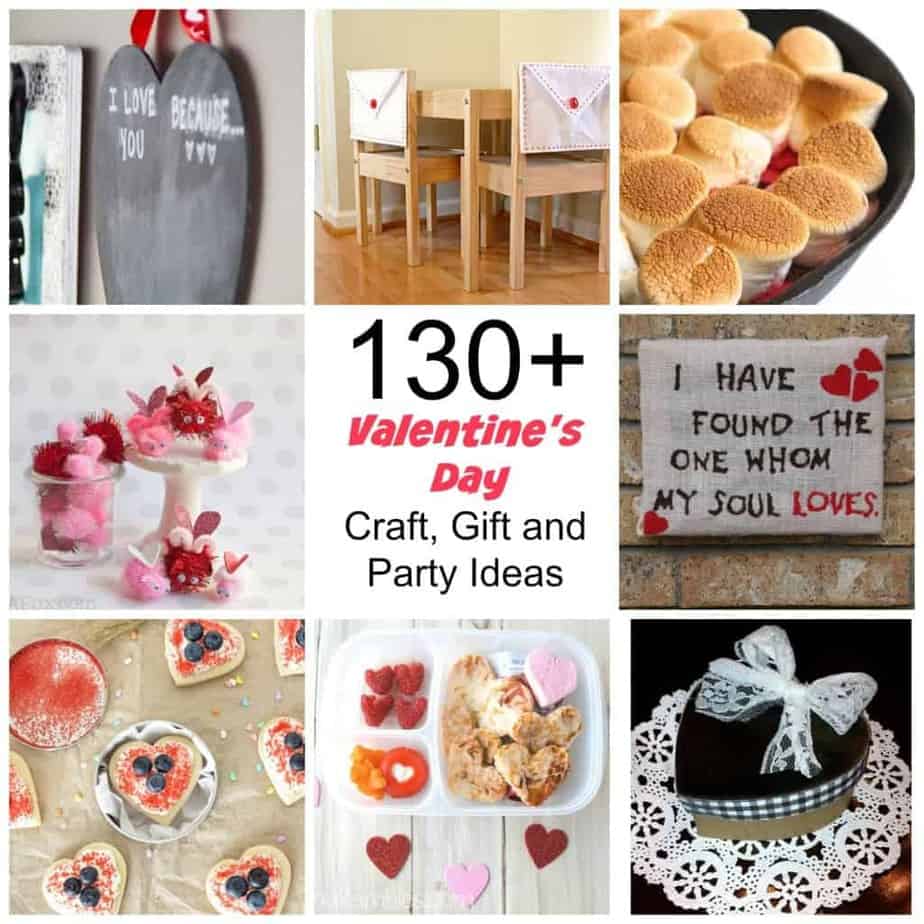 Over 130 craft and gift ideas to celebrate Valentine's Day with friends and family!