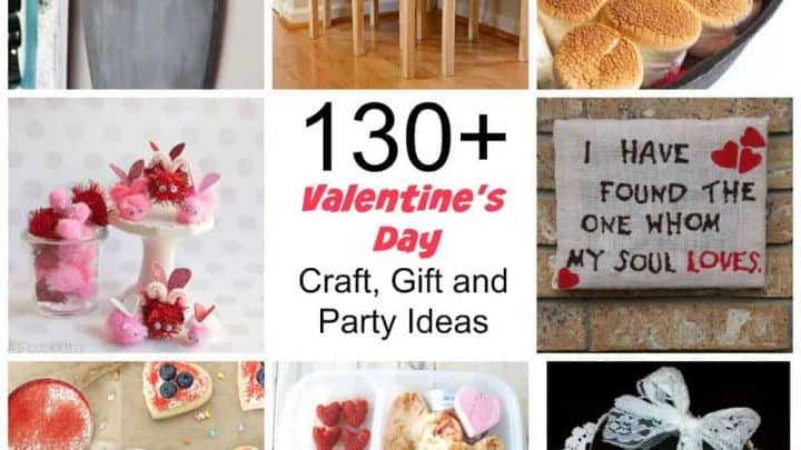 Over 130 craft and gift ideas to celebrate Valentine's Day with friends and family!