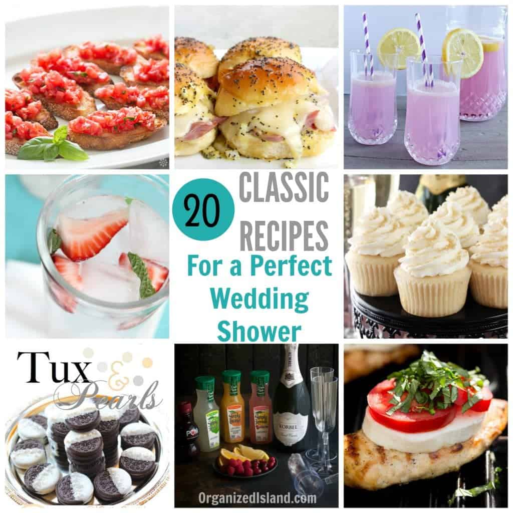 Are you throwing a bridal shower? Check out these great recipe ideas here! All simple to make and will make a lasting impression on guests!