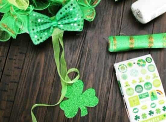 Dollar Store Holiday Crafts - St. Patricks materials
