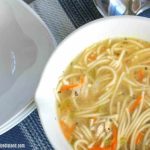 Easy Chicken Soup with Spaghetti Recipe - a great way to save money!