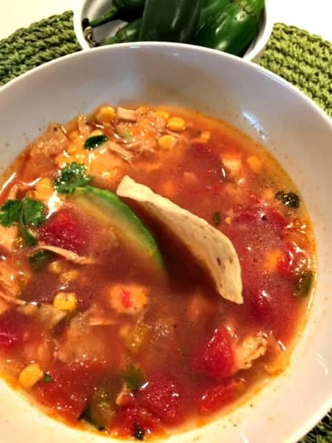 This Chicken Tortilla Soup recipe is so easy and tasty!