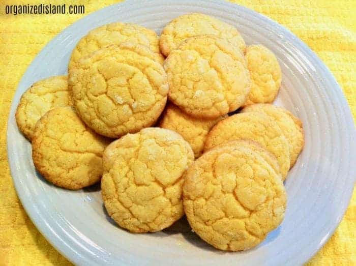 lemon cookies with crinkles