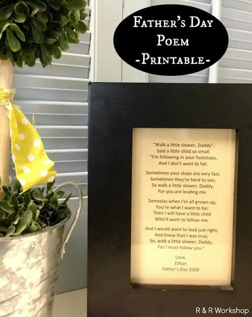 fathers day poem printable